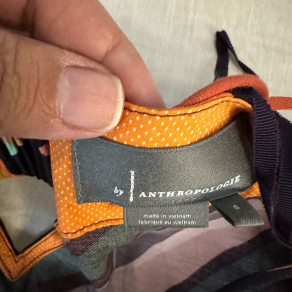 Anthropologie Runi Chevron Midi Dress (17) - Picture 9 of 9